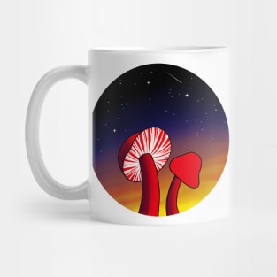 Mushroom in Sunset Mug